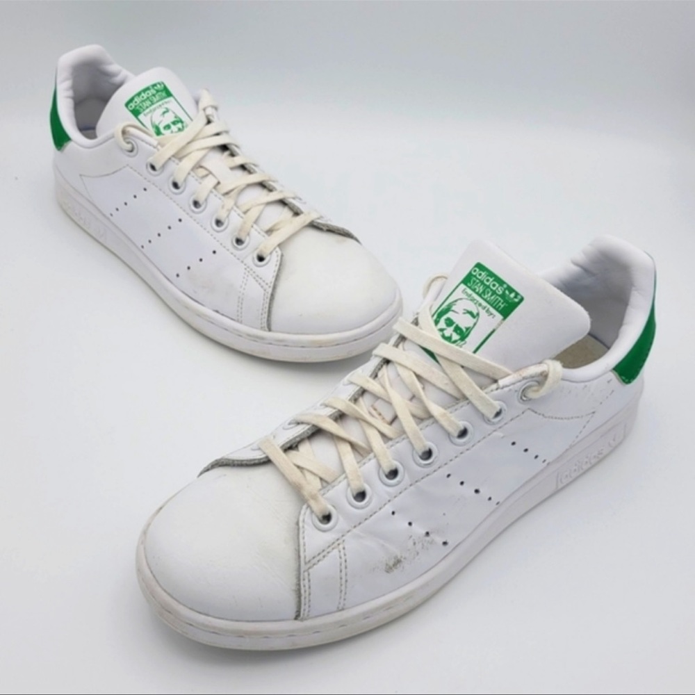 Adidas Stan Smith OrthoLite Womens Sneakers Green White 3 Stripes APC 011001 6.5